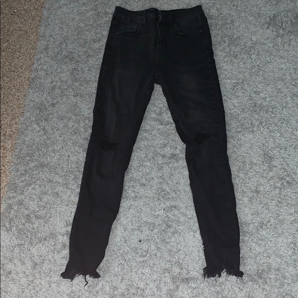 Black ripped jeans from Target